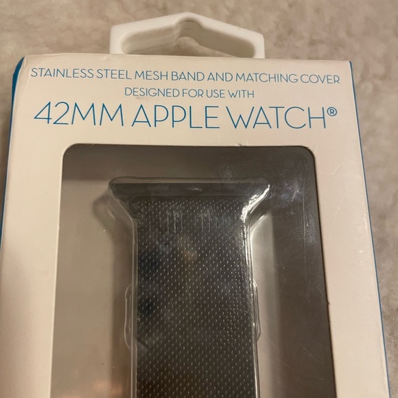 New 42MM Apple Mesh Watch Band, Matching Cover & Screen Protector - by WithIt - Picture 5 of 7